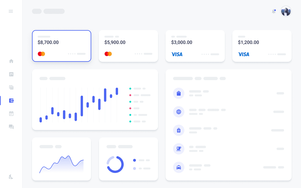 Codivoo dashboard preview with card balances
